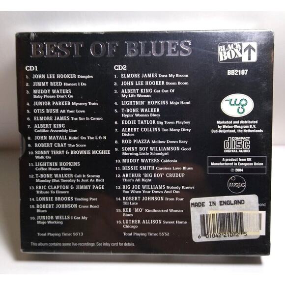 Best Of Blues Dust My Broom 2004 CD Box Set Chicago Memphis John Lee Hooker NEW - Picture 3 of 3